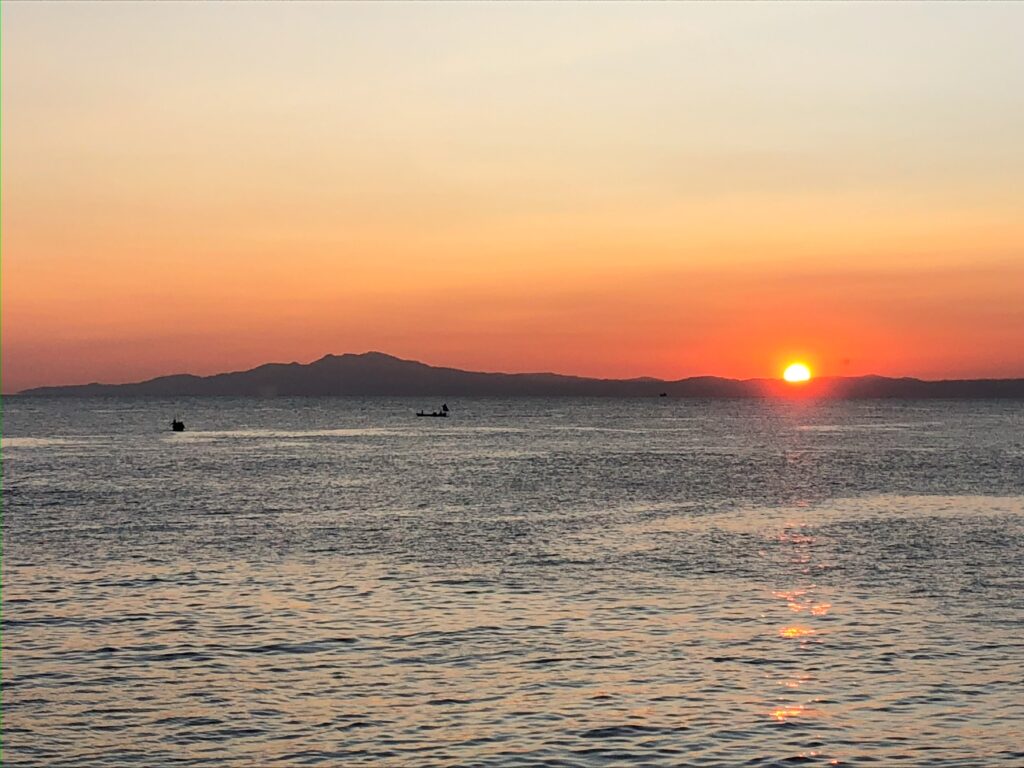 城ヶ島の夕陽