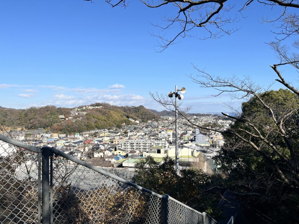 吾妻山公園のハイキング道