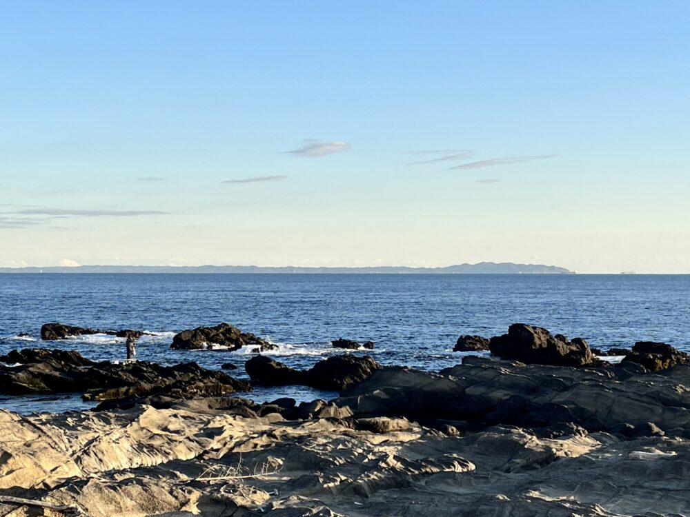 城ヶ島公園から降りた海岸