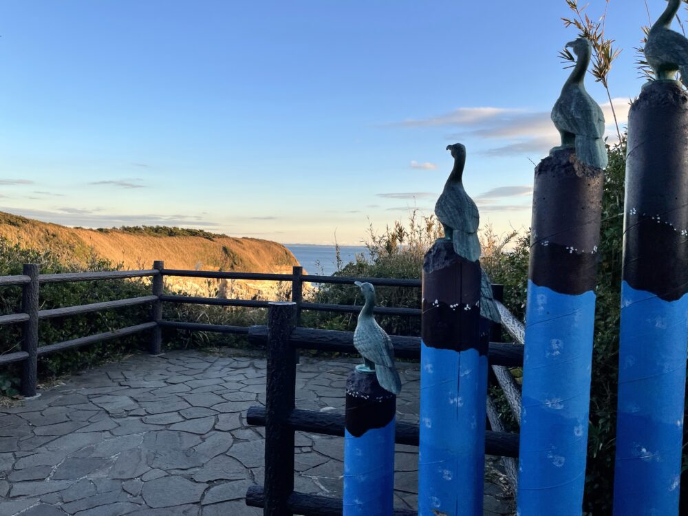 城ヶ島のウミウ展望台